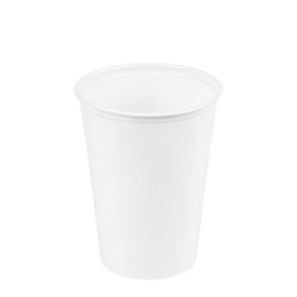 PS Trinkbecher 0,4l / weiß Ø94,7mm / mit Eichstrich / Kaltgetränke (PACK=75 STÜCK) Produktbild