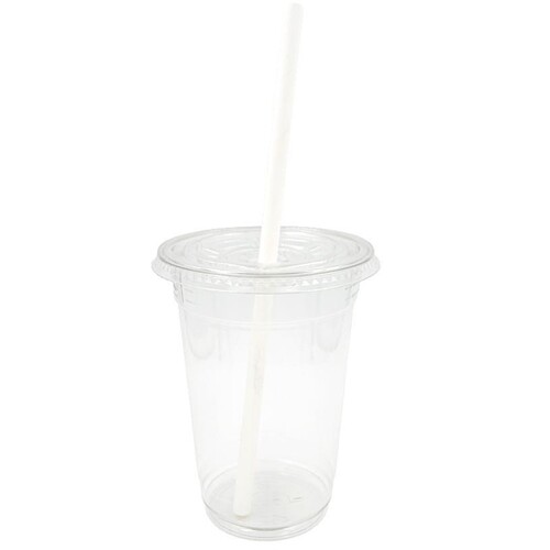 rPET Smoothie Cup 400ml Ø95mm Höhe 125mm mit Eichstrich (PACK=50 STÜCK) Produktbild Additional View 1 L