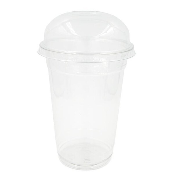 rPET Smoothie Cup 400ml Ø95mm Höhe 125mm mit Eichstrich (PACK=50 STÜCK) Produktbild Additional View 3 XL