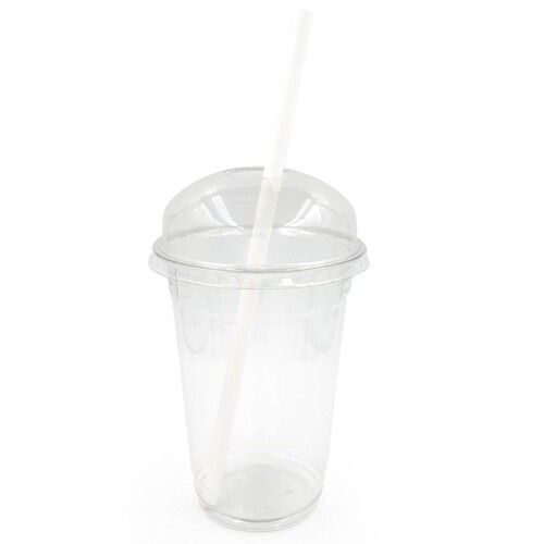 rPET Smoothie Cup 400ml Ø95mm Höhe 125mm mit Eichstrich (PACK=50 STÜCK) Produktbild Additional View 2 L