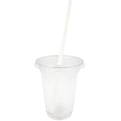 rPET Smoothie Cup 300ml Ø95mm 105mm mit Eichstrich (PACK=50 STÜCK) Produktbild Additional View 4 L