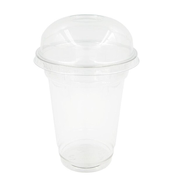 rPET Smoothie Cup 300ml Ø95mm 105mm mit Eichstrich (PACK=50 STÜCK) Produktbild Additional View 2 XL