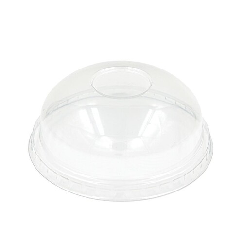 rPET Smoothie Cup Domdeckel ohne Loch Ø95mm für 225/300/400/500/600ml (PACK=50 STÜCK) Produktbild