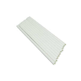 Trinkhalme Papier / Ø6mm / 197mm / weiß (PACK=100 STÜCK) Produktbild