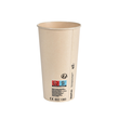 Bagasse Smoothie Cup 590ml Breeze Becher / Ø90mm Höhe 151mm mit Eichstrich / 500ml / Duni (PACK=36 STÜCK) Produktbild Additional View 1 S