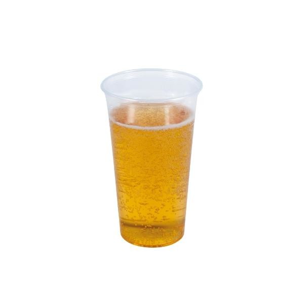 PS Trinkbecher 0,5l / transparent Ø94,7mm / mit Eichstrich / Kaltgetränke (PACK=65 STÜCK) Produktbild