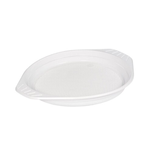 PP Menüteller ungeteilt Ø22cm weiß Tiefe 25mm / reuse / Mehrweg (PACK=100 STÜCK) Produktbild Additional View 2 L