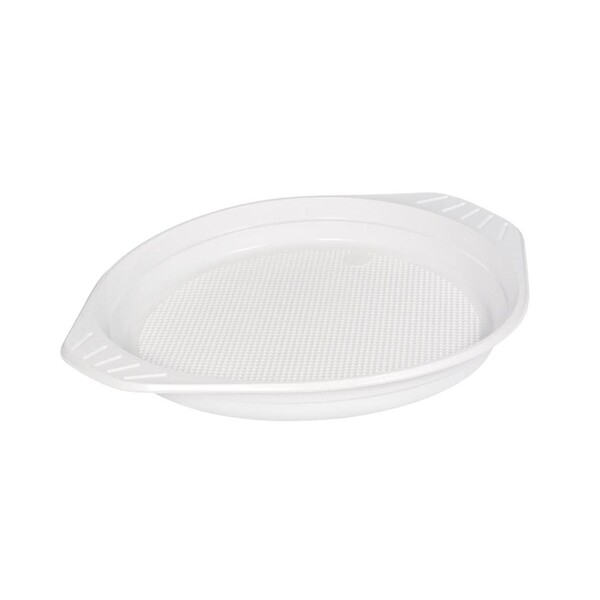 PP Menüteller ungeteilt Ø22cm weiß Tiefe 25mm / reuse / Mehrweg (PACK=100 STÜCK) Produktbild Additional View 2 XL