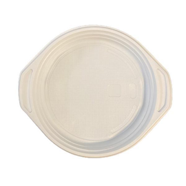 PP Menüteller ungeteilt Ø22cm weiß Tiefe 25mm / reuse / Mehrweg (PACK=100 STÜCK) Produktbild
