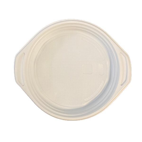 PP Menüteller ungeteilt Ø22cm weiß Tiefe 25mm / reuse / Mehrweg (PACK=100 STÜCK) Produktbild