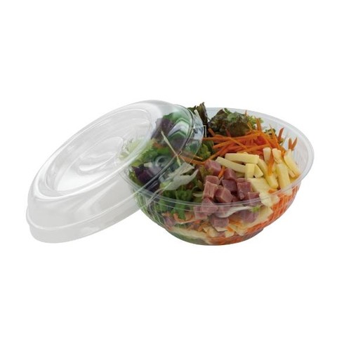 OPS Salatschalen rund Ø155mm x 57mm / 610ml / transparent (PACK=50 STÜCK) Produktbild Additional View 2 L