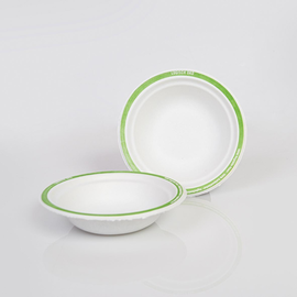 Suppenschale Chinet Ø17cm 400ml Design LOGISCH ÖKO weiß (PACK=125 STÜCK) Produktbild