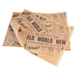 Einschlagpapier "Newsprint" 27x35cm / 35g / braun / fettdicht / Pergamentersatz (KTN=1000 STÜCK) Produktbild Additional View 1 S