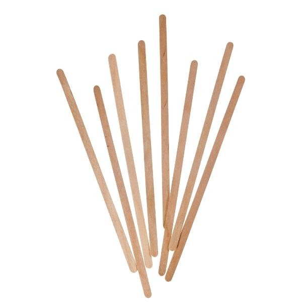 Rührstäbchen Holz 140mm (PACK=1000 STÜCK) Produktbild Front View XL