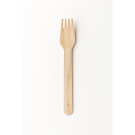 Gabel Holz 160mm natur unbeschichtet (PACK=100 STÜCK) Produktbild