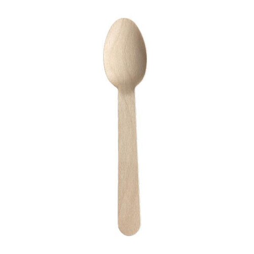 Kaffeelöffel Holz 140mm unbeschichtet (PACK=100 STÜCK) Produktbild Additional View 1 L