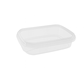 Sulzschale PET rechteckig 350ml 140x105x30mm transparent RSD 350 (KTN=500 STÜCK) Produktbild