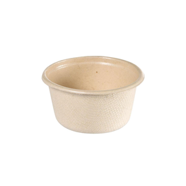 Bagasse Dressingbecher ecoecho Ø65x32mm 60ml weiß Duni 205735 (PACK=150 STÜCK) Produktbild