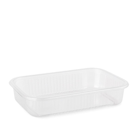 PP Uni Schale 180x133x35mm 500g transparent (PACK=50 STÜCK) Produktbild
