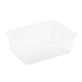 PP Uni Schale 180x133x66mm 1000g transparent (PACK=50 STÜCK) Produktbild