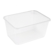 PP Uni Schale 180x133x93mm 1500g transparent (PACK=50 STÜCK) Produktbild