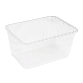 PP Uni Schale 180x133x93mm 1500g transparent (PACK=50 STÜCK) Produktbild