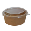 Salatschale braun Kraft / Logisch öko PLA-Beschichtung / 750ml / Ø150mm / 60mm Biologisch abbaubar (KTN=300 STÜCK) Produktbild Additional View 3 S