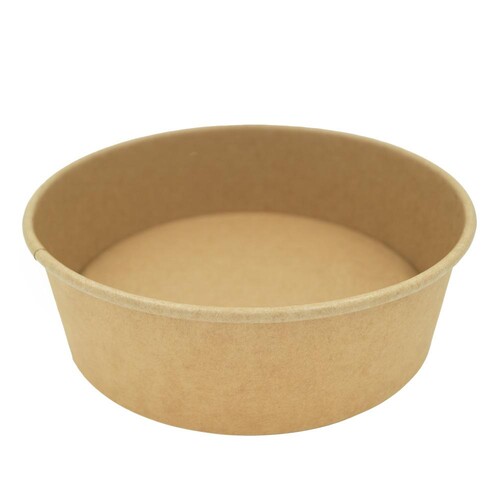 Bowl braun Kraft / PE-Beschichtung 1130ml / Ø183mm / 57mm (KTN=300 STÜCK) Produktbild