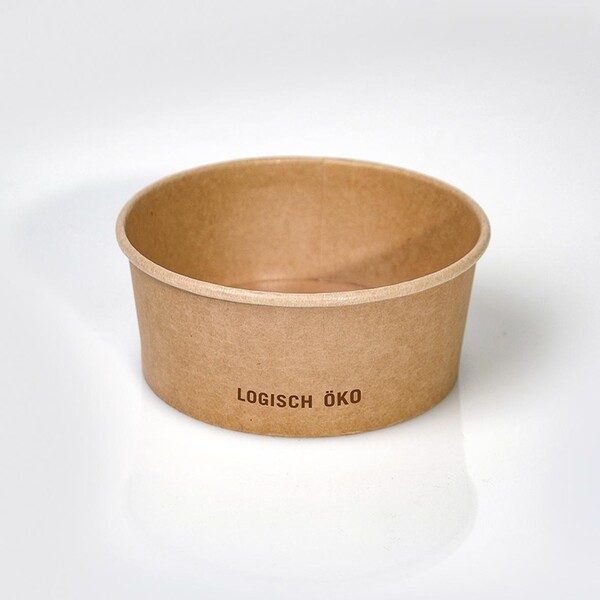 Bowl braun Kraft / Logisch öko PE-Beschichtung / 500ml / Ø150mm / 50mm (KTN=300 STÜCK) Produktbild
