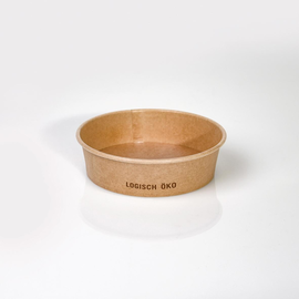 Bowl braun Kraft / Logisch öko PE-Beschichtung / 1000ml / Ø185mm / 60mm (KTN=300 STÜCK) Produktbild