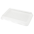 rPET Deckel für Bagasse Boxen ecoecho rechteckig 850-1200ml  239x165x28mm / transparent / Duni 188063 (PACK=40 STÜCK) Produktbild