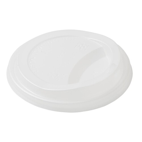CPLA Deckel Coffee To Go 0,3l/0,4l Ø90mm weiß (PACK=75 STÜCK) Produktbild Front View L