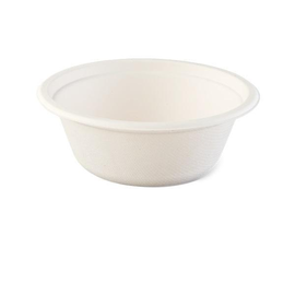 Bowl / Holzfaser / weiß / 500ml rund / Ø 150mm / 60mm 100% biologisch abbaubar 
und kompostierbar (PACK=50 STÜCK) Produktbild