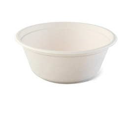 Bowl / Holzfaser / weiß / 1000ml rund / Ø 170mm / 70mm 100% biologisch abbaubar 
und kompostierbar (PACK=50 STÜCK) Produktbild