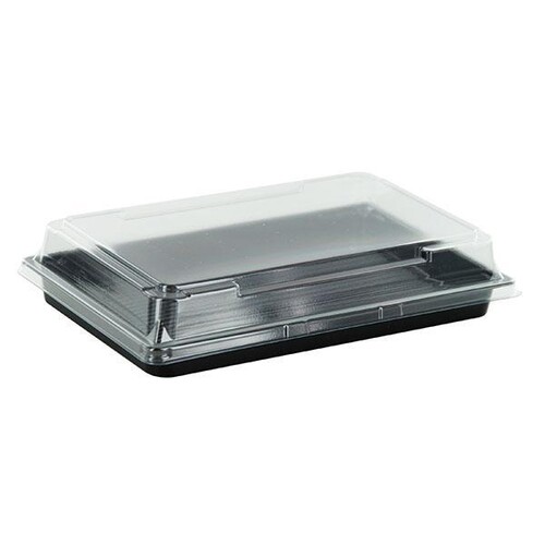 Deckel für Sushi-Schalen APET 220x140x30mm transparent (KTN=280 STÜCK) Produktbild Additional View 1 L