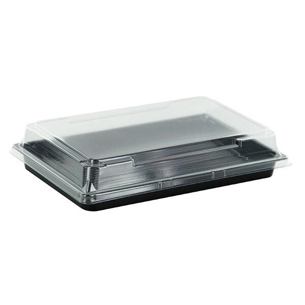 Deckel für Sushi-Schalen APET 220x140x30mm transparent (KTN=280 STÜCK) Produktbild Additional View 1 XL
