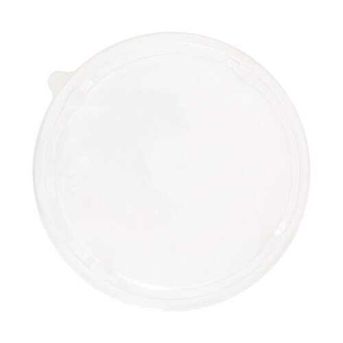 rPET Deckel für Salatschalen Ø185mm / transparent (KTN=300 STÜCK) Produktbild Front View L