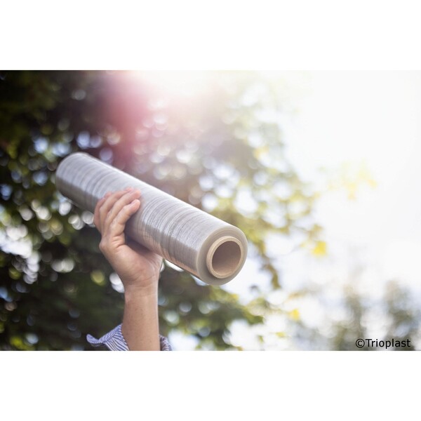 Handstretchfolie 75% recycelt transparent 45 cm x 300m / 17µ mindestens 51% PCR-Anteil Produktbild Additional View 1 XL