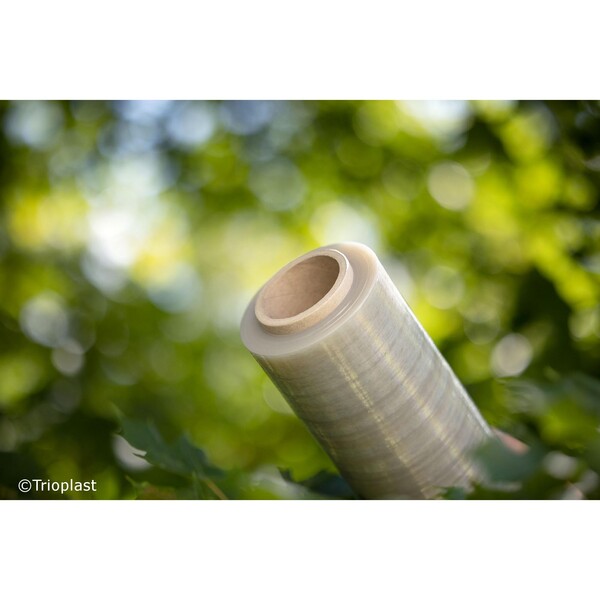 Handstretchfolie 75% recycelt transparent 45 cm x 300m / 17µ mindestens 51% PCR-Anteil Produktbild Additional View 2 XL