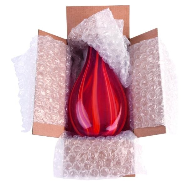 LDPE Luftpolsterfolie transparent 30cm x 50m / 100µ / 2-lagig (RLL=50 METER) Produktbild Additional View 1 XL