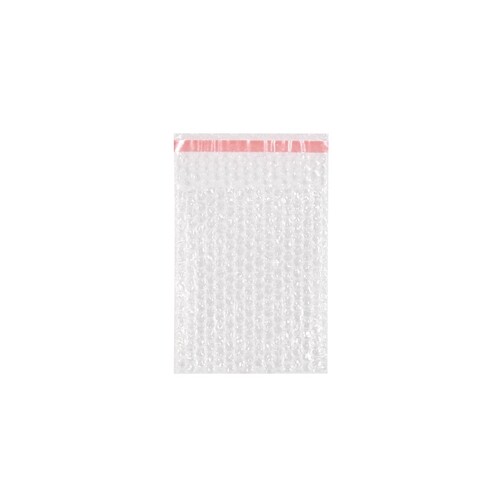 LDPE Luftpolsterbeutel transparent ECO / 100 x 165mm + 50mm Klappe / 80µ
 3-lagig / mit Selbstklebeverschluss (KTN=1700 STÜCK) Produktbild Additional View 1 L