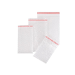 LDPE Luftpolsterbeutel transparent 150 x 150 + 50mm Klappe / 80µ / 3-lagig mit Selbstklebeverschluss (KTN=1000 STÜCK) Produktbild