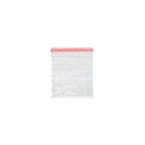 LDPE Luftpolsterbeutel transparent 150 x 150 + 50mm Klappe / 80µ / 3-lagig mit Selbstklebeverschluss (KTN=1000 STÜCK) Produktbild Additional View 1 L