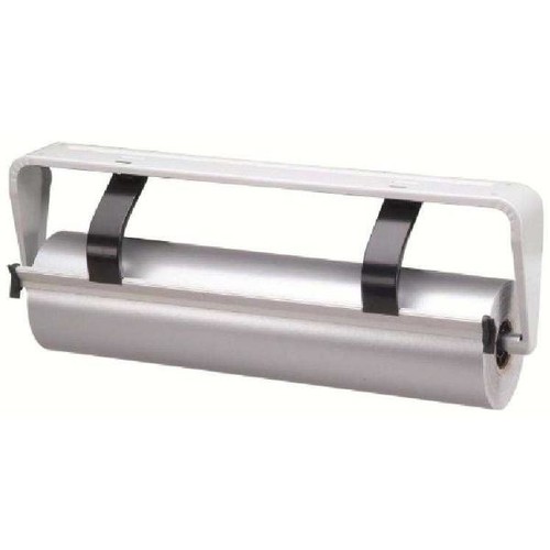 Untertischabroller für Papierrolle hellgrau / 50cm / glatte Schiene Standard 180 Produktbild Front View L