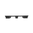 HDPE Leichtpalette schwarz 80 x 120 cm / mit Sicherungrand / 9 Füße Produktbild Additional View 3 S