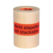 Etikett mit Warndruck leuchtrot 50 x 150mm / "Nicht stapelbar" 1-farbig schwarz bedruckt (RLL=1000 STÜCK) Produktbild Additional View 1 S