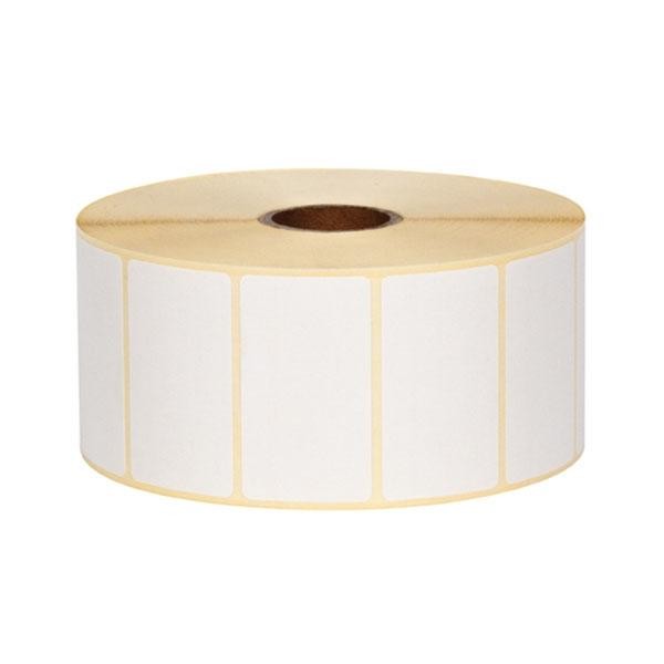Thermotransfer Etikett weiß 49 x 28mm / ablösbar (RLL=2500 STÜCK) Produktbild Additional View 1 XL