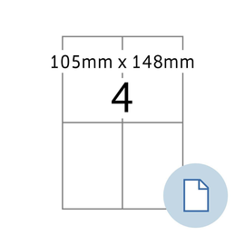 Etiketten Inkjet+Laser+Kopier 210x74,25 mm weiß Herma 8405 (PACK=2000 STÜCK) Produktbild