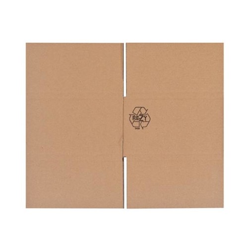 Wellpappe Faltkarton braun 180 x 180 x 100mm / 2.20BC / FEFCO 0201 Produktbild Additional View 1 L