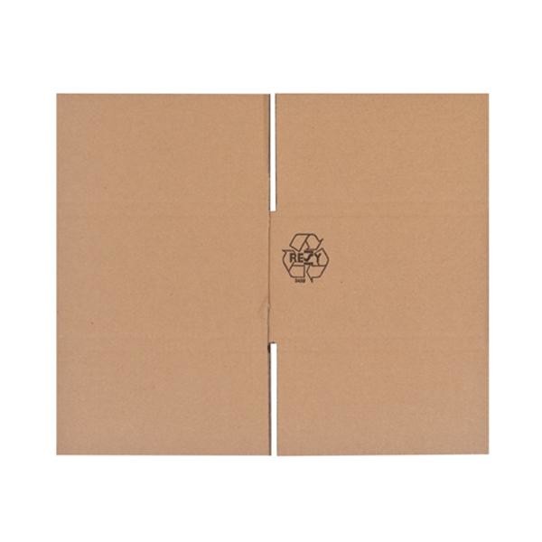 Wellpappe Faltkarton braun 180 x 180 x 100mm / 2.20BC / FEFCO 0201 Produktbild Additional View 1 XL